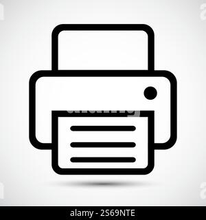 Fax Icon Symbol Sign Isolate on White Background,Vector Illustration EPS.10 Stock Vector
