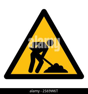 Under Construction Symbol Sign Isolate On White Background,Vector Illustration EPS.10 Stock Vector