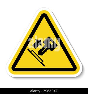 Pull Key Symbol Sign Isolate On White Background,Vector Illustration EPS.10 Stock Vector