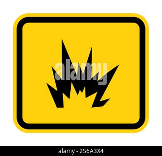 Arc Flash Hazard Symbol Sign, Vector Illustration, Isolate On White Background Label .EPS10 Stock Vector