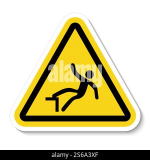 Beware Drop Symbol Sign Isolate On White Background,Vector Illustration Stock Vector
