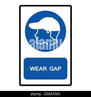 Wear Gap Symbol Sign Isolate on White Background,Vector Illustration Stock Vector