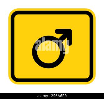 No Male Symbol Sign Isolate On White Background,Vector Illustration Stock Vector