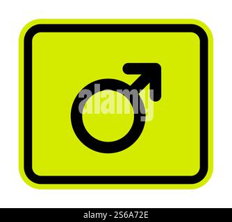 No Male Symbol Sign Isolate On White Background,Vector Illustration Stock Vector