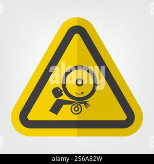 Arm in Rollers Symbol Sign Isolate On White Background,Vector Illustration EPS.10 Stock Vector