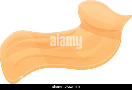 Cotton textile icon. Cartoon of cotton textile vector icon for web design isolated on white background. Cotton textile icon, cartoon style Stock Vector