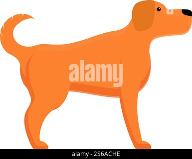 Dog command icon. Cartoon of dog command vector icon for web design isolated on white background. Dog command icon, cartoon style Stock Vector