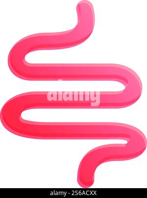 Small intestine icon, cartoon style Stock Vector Image & Art - Alamy