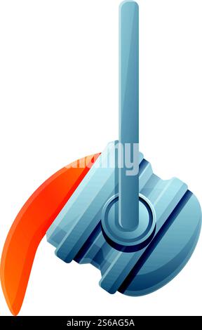 Metallurgy equipment icon. Cartoon of metallurgy equipment vector icon for web design isolated on white background. Metallurgy equipment icon, cartoon style Stock Vector