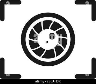 Sutter camera stock vector template Stock Vector