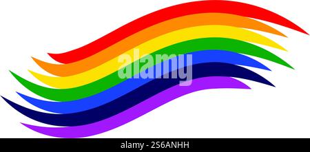 Rainbow stock ilustration vector template Stock Vector