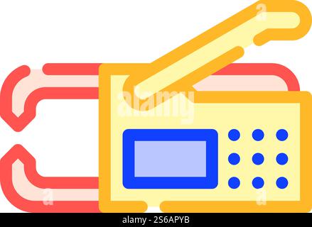 spot welding color icon vector. spot welding sign. isolated symbol illustration. spot welding color icon vector isolated illustration Stock Vector
