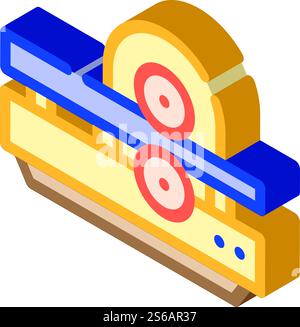 automatic forge isometric icon vector isolated illustration Stock ...