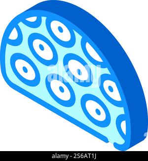 marine reef isometric icon vector. marine reef sign. isolated symbol illustration. marine reef isometric icon vector illustration isolated Stock Vector