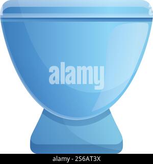 Furniture bidet icon. Cartoon of furniture bidet vector icon for web design isolated on white background. Furniture bidet icon, cartoon style Stock Vector