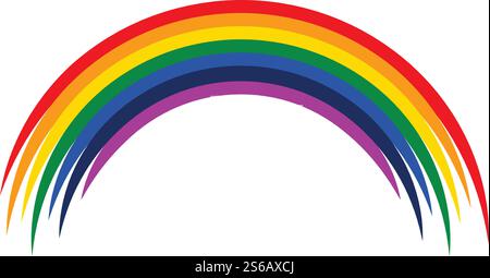 Rainbow stock ilustration vector template Stock Vector
