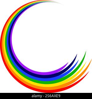 Rainbow stock ilustration vector template Stock Vector