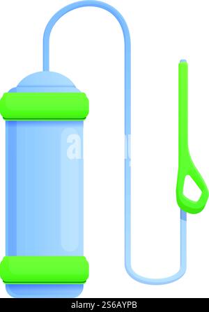 Modern disinfection apparatus icon. Cartoon of modern disinfection apparatus vector icon for web design isolated on white background. Modern disinfection apparatus icon, cartoon style Stock Vector