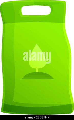 Fertilizer tree pack icon. Cartoon of fertilizer tree pack vector icon for web design isolated on white background. Fertilizer tree pack icon, cartoon style Stock Vector