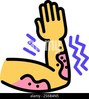 Frostbite hand finger icon, outline style Stock Vector Image & Art - Alamy