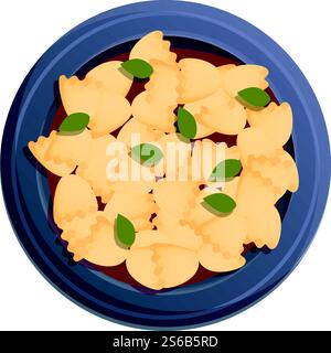 Dumplings icon. Cartoon of dumplings vector icon for web design isolated on white background. Dumplings icon, cartoon style Stock Vector