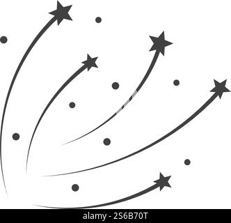 Sparkling star icon ilustration vector Stock Vector