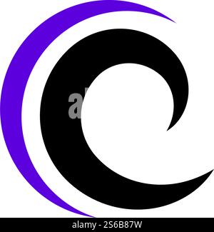 circle logo vector icon template Stock Vector