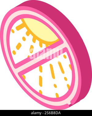anti sun protection isometric icon vector. anti sun protection sign. isolated symbol illustration. anti sun protection isometric icon vector illustration Stock Vector