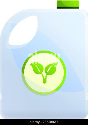 Fertilizer ground canister icon. Cartoon of fertilizer ground canister vector icon for web design isolated on white background. Fertilizer ground canister icon, cartoon style Stock Vector