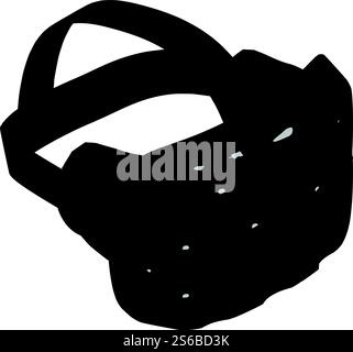 Video game goggles icon. Isometric of video game goggles vector icon for web design isolated on white background. Video game goggles icon, isometric style Stock Vector