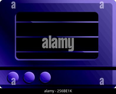 Appliance convection oven icon. Cartoon of appliance convection oven vector icon for web design isolated on white background. Appliance convection oven icon, cartoon style Stock Vector