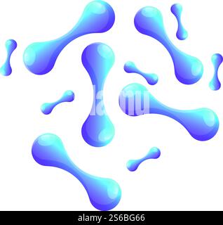 Probiotics lactobaccilus icon. Cartoon of probiotics lactobaccilus vector icon for web design isolated on white background. Probiotics lactobaccilus icon, cartoon style Stock Vector