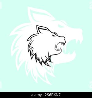 Bear ilustration logo vector template Stock Vector
