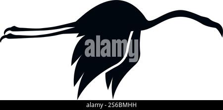 Flamingo ilustration logo vector template Stock Vector