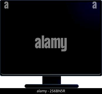 Screen monitor icon. Cartoon of screen monitor vector icon for web design isolated on white background. Screen monitor icon, cartoon style Stock Vector