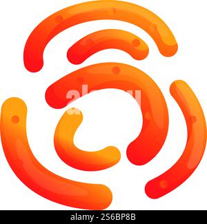 Probiotics bulgaricus icon. Cartoon of probiotics bulgaricus vector icon for web design isolated on white background. Probiotics bulgaricus icon, cartoon style Stock Vector