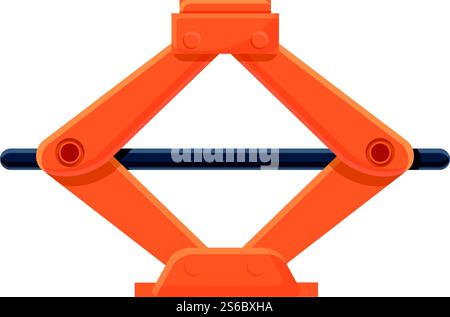 Car lifter icon. Cartoon of car lifter vector icon for web design isolated on white background. Car lifter icon, cartoon style Stock Vector