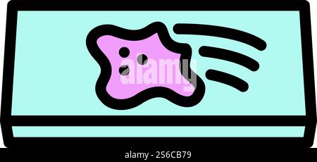 Police forensic laboratory icon. Outline police forensic laboratory vector icon for web design isolated on white background. Police forensic laboratory icon, outline style Stock Vector