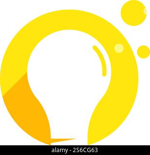 Bulb ilustration logo vector design Stock Vector
