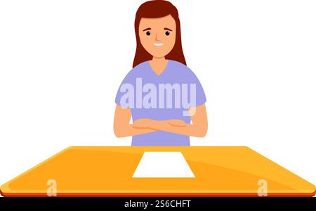 Writing test isolated cartoon vector illustrations. Group of students ...