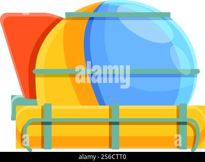 Dive bathyscaphe icon. Cartoon of dive bathyscaphe vector icon for web design isolated on white background. Dive bathyscaphe icon, cartoon style Stock Vector