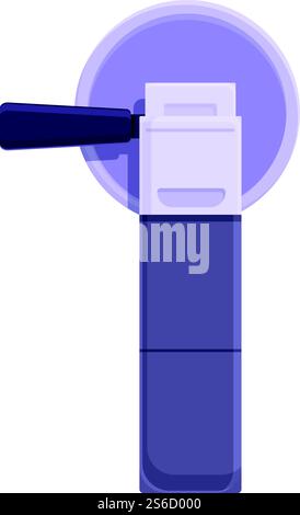Hand grinding machine icon. Cartoon of hand grinding machine vector icon for web design isolated on white background. Hand grinding machine icon, cartoon style Stock Vector