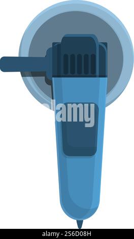 Build grinding machine icon. Cartoon of build grinding machine vector icon for web design isolated on white background. Build grinding machine icon, cartoon style Stock Vector