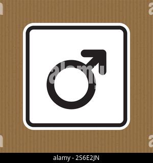 No Male Symbol Sign Isolate On White Background,Vector Illustration Stock Vector