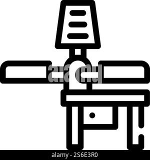 Loom equipment icon. Outline loom equipment vector icon for web design ...