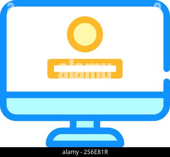game operating system color icon vector. game operating system sign. isolated symbol illustration. game operating system color icon vector illustration Stock Vector