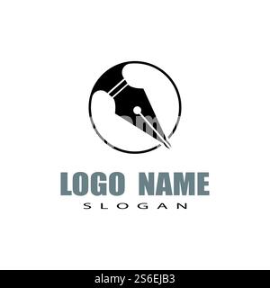 Pentool icon flat design vector illustration symbol Stock Vector