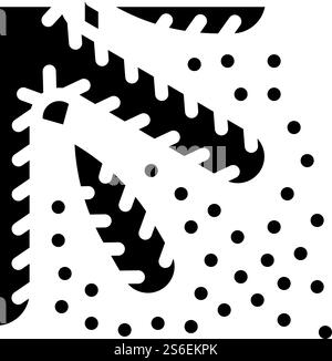 Vector illustration of the structure of microfiber Stock Vector Image ...