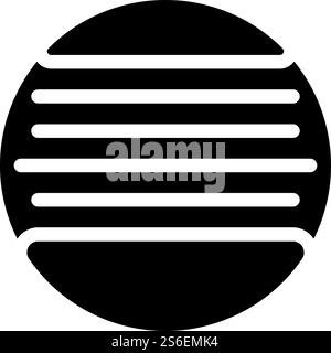 microfiber with handle glyph icon vector. microfiber with handle sign. isolated contour symbol black illustration. microfiber with handle glyph icon vector illustration Stock Vector