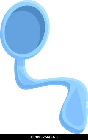 Waste spoon icon. Cartoon of waste spoon vector icon for web design isolated on white background. Waste spoon icon, cartoon style Stock Vector
